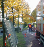 Photo 13: working on the tunnel